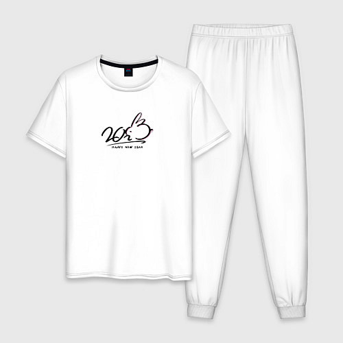 Мужская пижама 2023 HNYR / Белый – фото 1