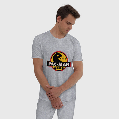 Мужская пижама Pac-man game / Меланж – фото 3