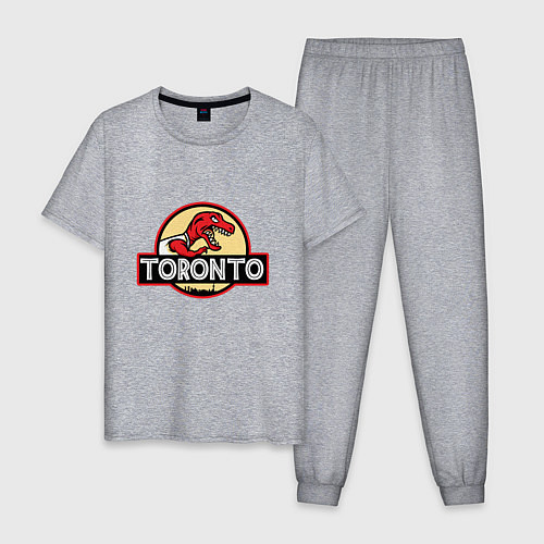 Мужская пижама Toronto dinosaur / Меланж – фото 1