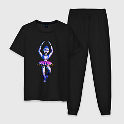 Пижама хлопковая мужская Баллора, цвет: черный