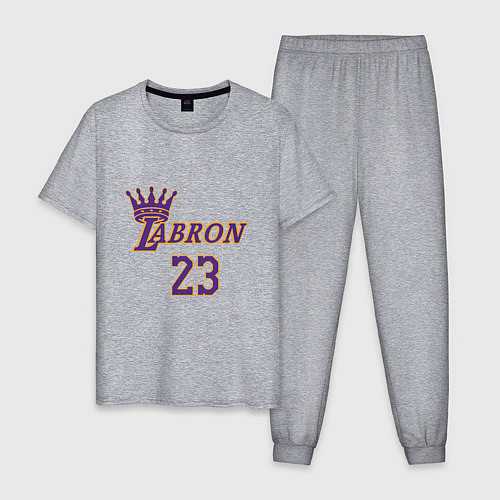 Мужская пижама King Labron / Меланж – фото 1