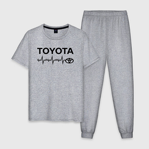 Мужская пижама Любимая Тойота / Меланж – фото 1