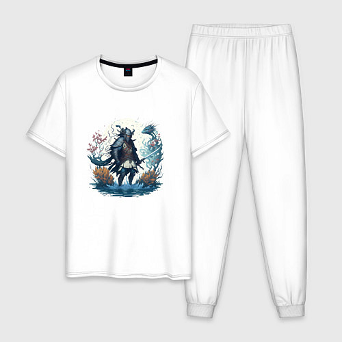Мужская пижама Water knight / Белый – фото 1