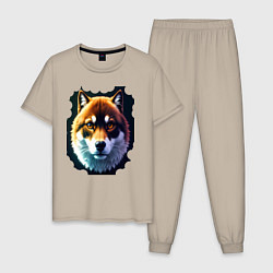 Мужская пижама Shiba пёсель