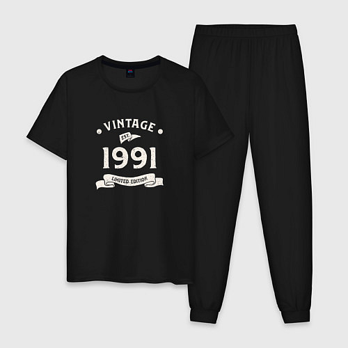 Мужская пижама Винтаж 1991 ограниченный выпуск / Черный – фото 1