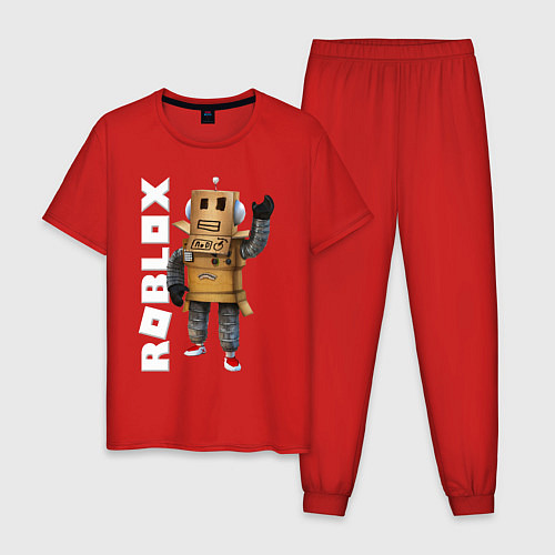 Мужская пижама Робот из Роблокс / Красный – фото 1