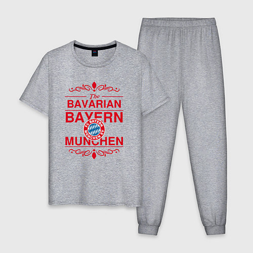 Мужская пижама Bavarian Bayern / Меланж – фото 1