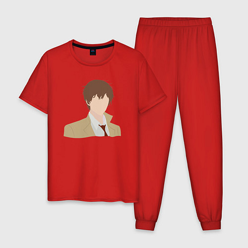 Мужская пижама Силуэт Лайт Ягами / Красный – фото 1