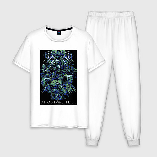 Мужская пижама Призрак в доспехах - проект 2501 / Белый – фото 1
