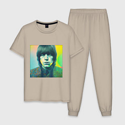 Мужская пижама Brian Jones Pop Glitch Art