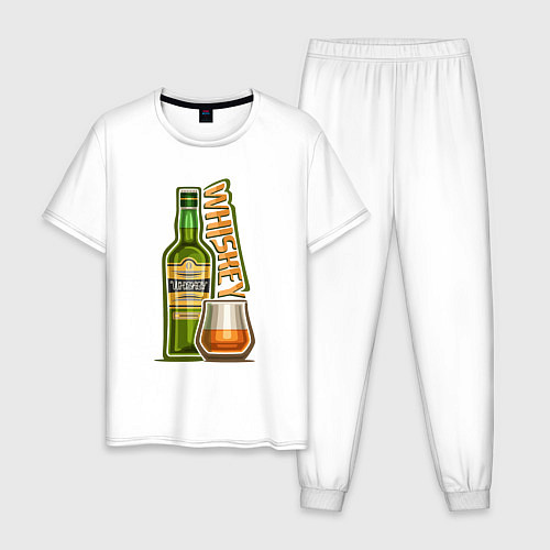 Мужская пижама Виски / Белый – фото 1
