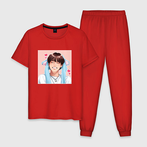 Мужская пижама Han - Stray Kids / Красный – фото 1