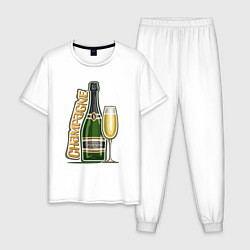 Мужская пижама Шампанское