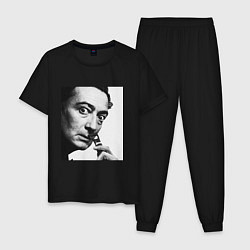 Пижама хлопковая мужская Salvador Dali, цвет: черный