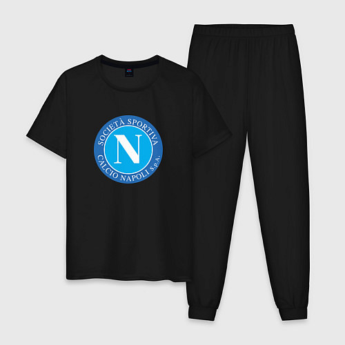 Мужская пижама Napoli fc sport / Черный – фото 1