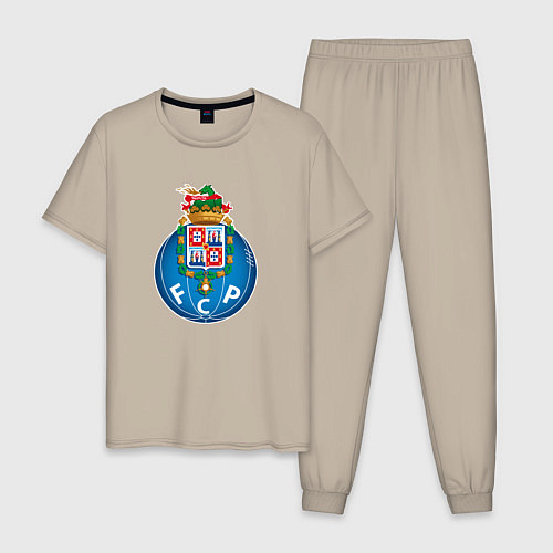 Мужская пижама Porto sport fc / Миндальный – фото 1