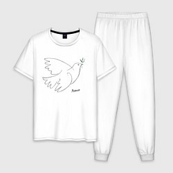 Мужская пижама Пабло Пикассо - Голубь мира