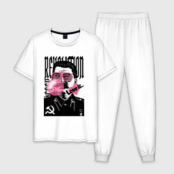 Мужская пижама Сталин любовь революция и жвачка