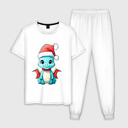 Мужская пижама Дракончик новогодний