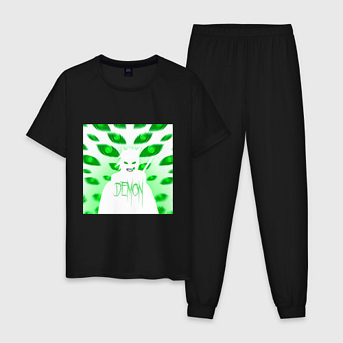 Мужская пижама Демон - Phonk / Черный – фото 1