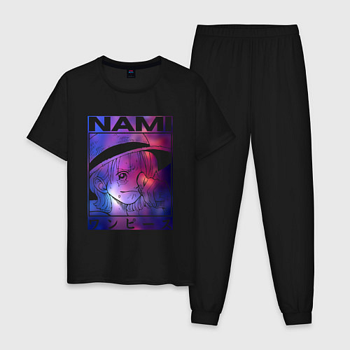 Мужская пижама Nami One Piece / Черный – фото 1