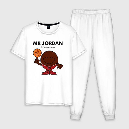 Мужская пижама Мистер Джордан / Белый – фото 1