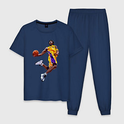 Пижама хлопковая мужская Kobe Bryant dunk, цвет: тёмно-синий