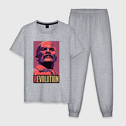 Мужская пижама Lenin revolution
