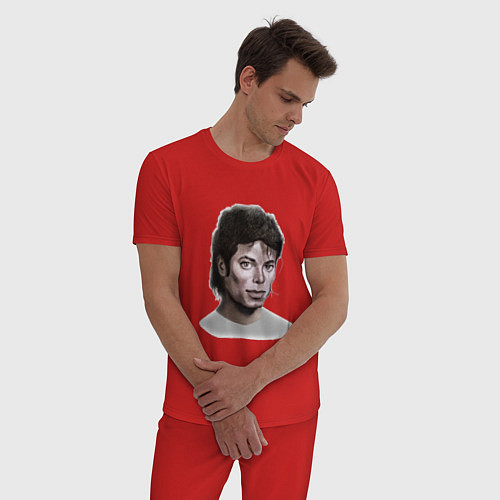 Мужская пижама Майкл Джексон / Красный – фото 3