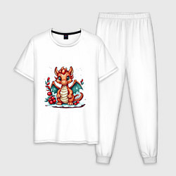 Мужская пижама Дракончик 2024