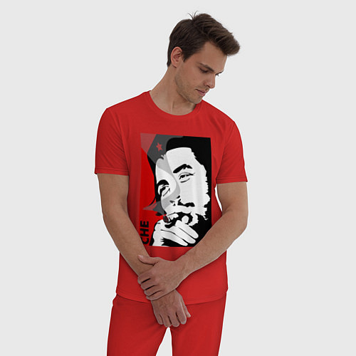Мужская пижама Эрнесто Че - Гевара / Красный – фото 3