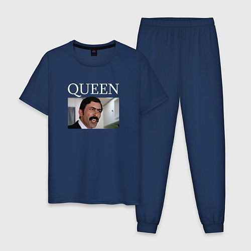 Мужская пижама Queen - Mimino мем / Тёмно-синий – фото 1