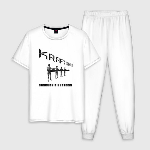 Мужская пижама Kraftwerk - Minimum-maximum / Белый – фото 1