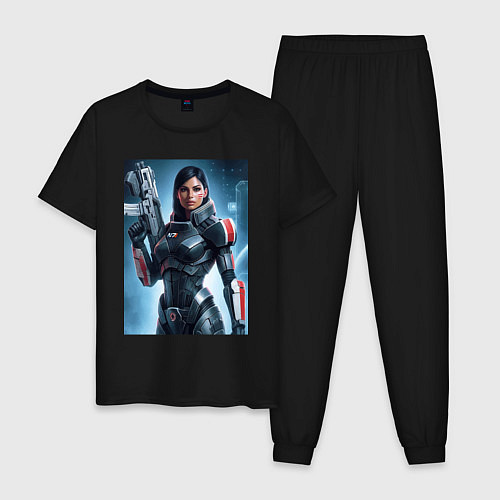 Мужская пижама Mass Effect -N7 armor / Черный – фото 1