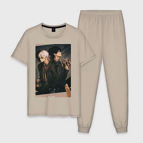 Мужская пижама Гуан Лу Сяоши Чэн / Миндальный – фото 1