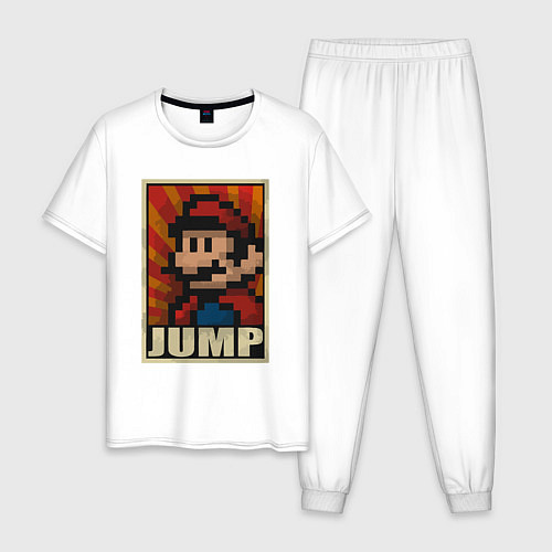 Мужская пижама Jump Mario / Белый – фото 1