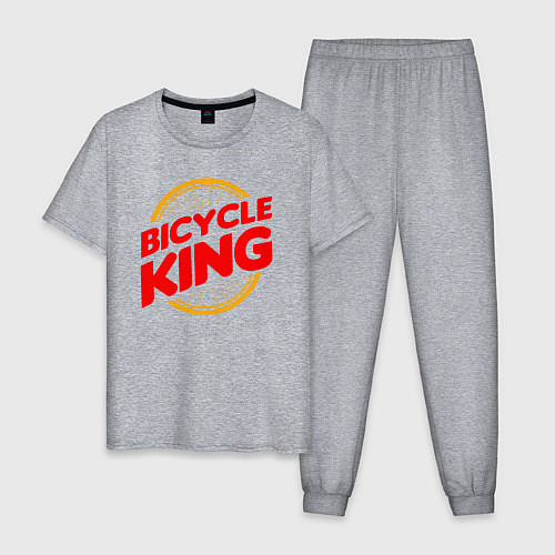 Мужская пижама Велосипедный король / Меланж – фото 1