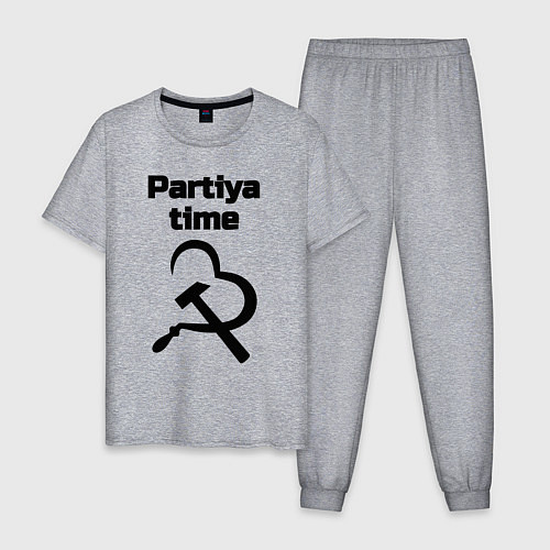 Мужская пижама Partiya time / Меланж – фото 1