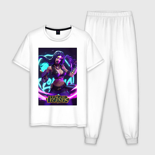 Мужская пижама League Of Legends Akali Kda / Белый – фото 1