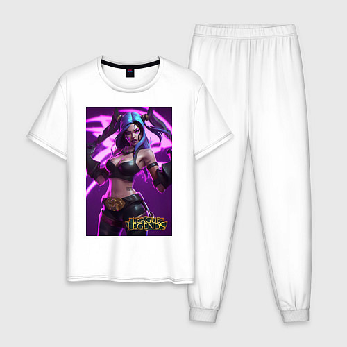Мужская пижама League of Legends Akali Kda / Белый – фото 1