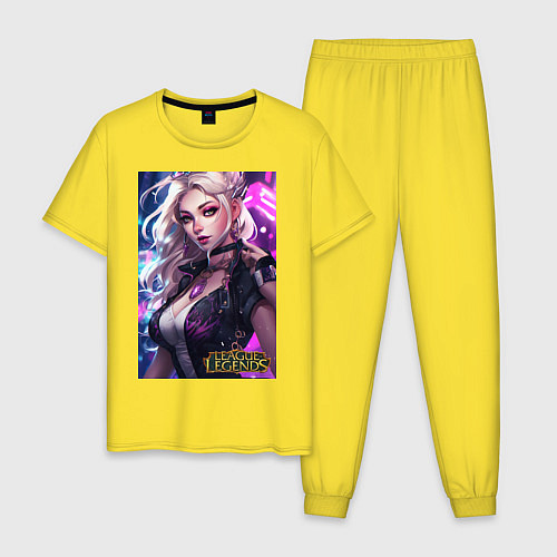 Мужская пижама League of Legends Kaisa Kda / Желтый – фото 1