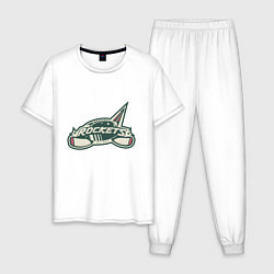 Пижама хлопковая мужская Rockets Minsk Hockey 2023, цвет: белый