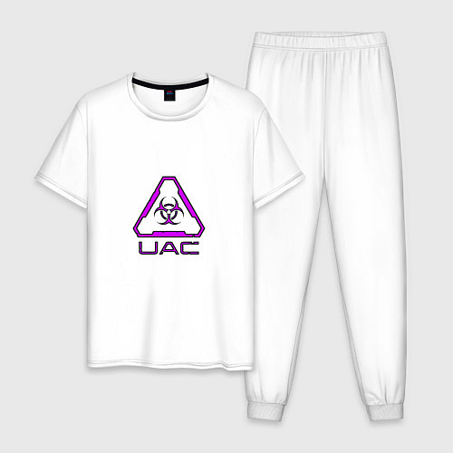 Мужская пижама UAC фиолетовый / Белый – фото 1
