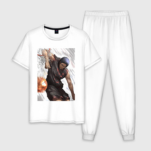 Мужская пижама Баскетбол Куроко Дайки Аоминэ / Белый – фото 1