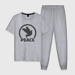 Мужская пижама Peace bird