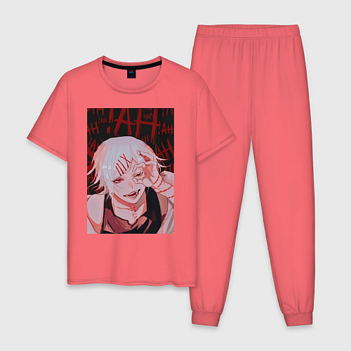 Мужская пижама Джузо Сузуя следователь / Коралловый – фото 1