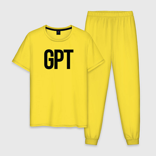 Мужская пижама GPT / Желтый – фото 1