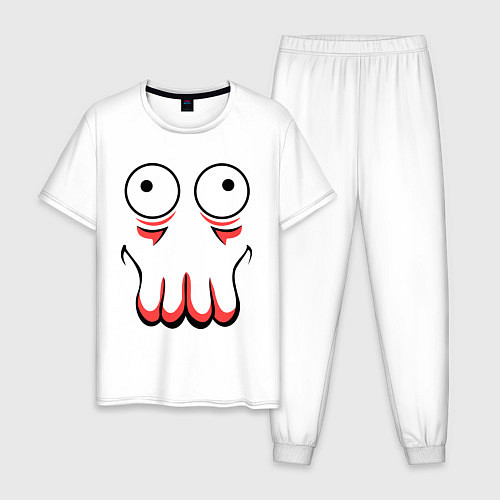 Мужская пижама John Zoidberg Face / Белый – фото 1