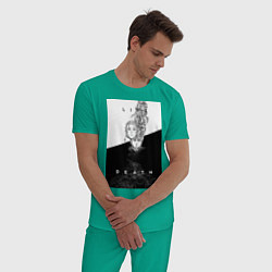 Пижама хлопковая мужская Сага о Винланде Торфинн Кнуд, цвет: зеленый — фото 2