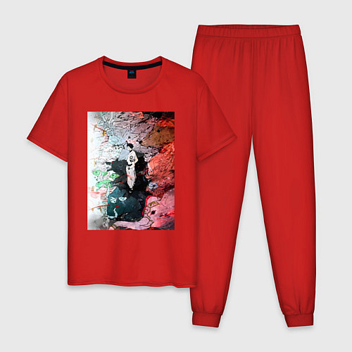 Мужская пижама Магическая битва Сукуна Рёмэн король проклятий / Красный – фото 1